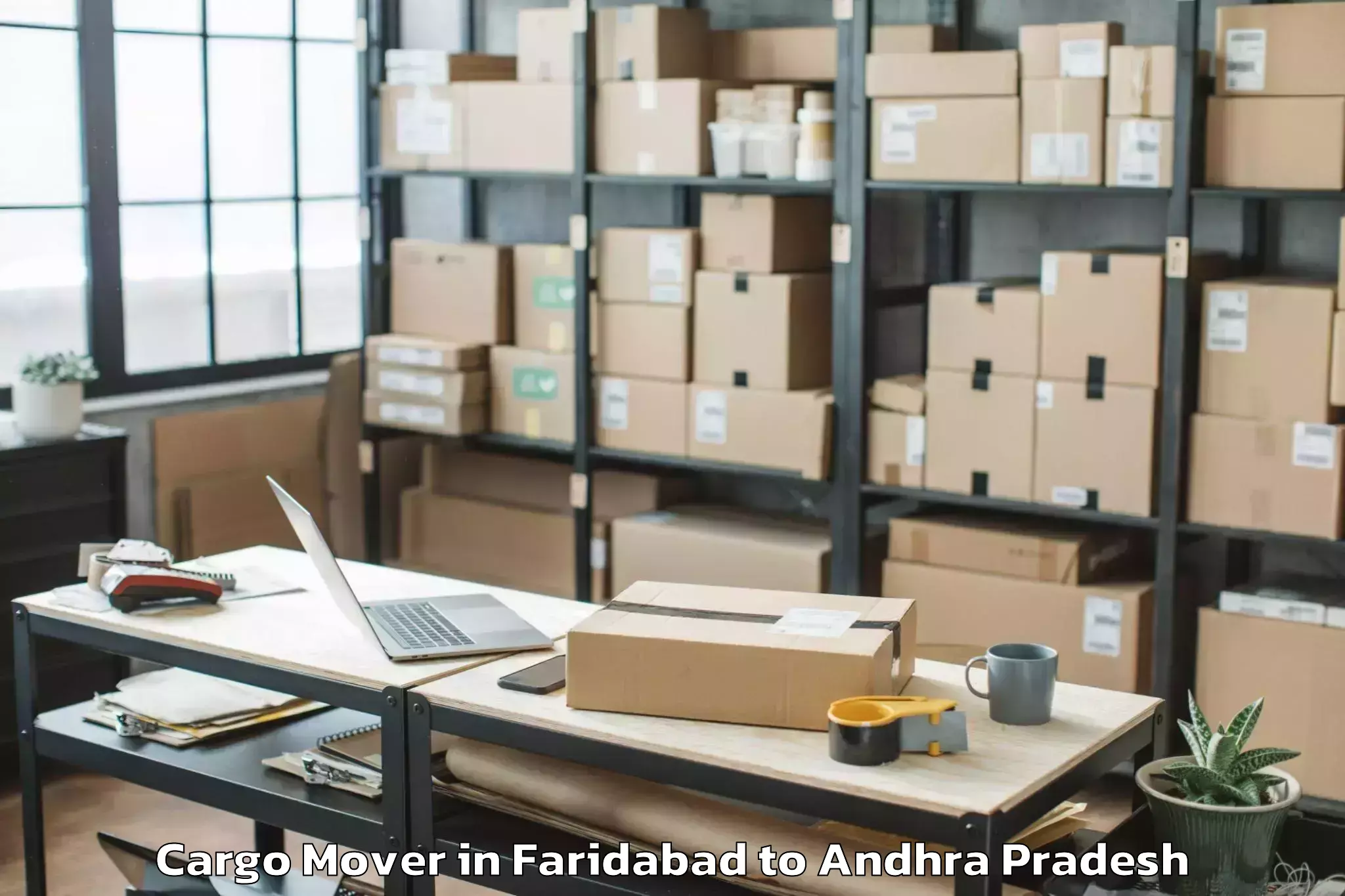 Faridabad to Parvatipuram Cargo Mover Booking